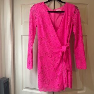 Lilly Pulitzer lace wrap romper